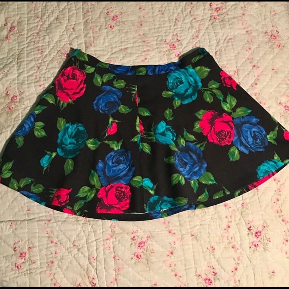 Floral Forever 21 skirt